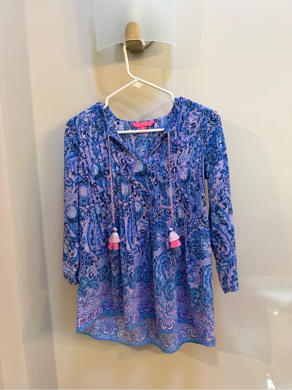 Lilly Pulitzer Resort Wear Marilina
Tunic Blouse Purple Iris XXS - Picture 5 of 6